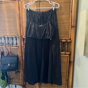 Free People Skirt Set Black L